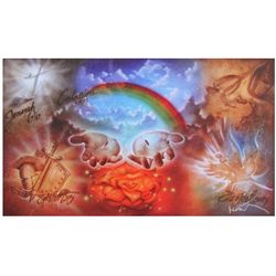 Noah THE PROMISE Hand Signed Limited Ed. Giclee on Canvas