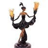 Image 1 : "SOPHISTICATION" BRONZE SCULPTURE LAMP INSPIRED - ICART