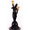 Image 1 : "NAPOLEON" BRONZE SCULPTURE LAMP - MORISE