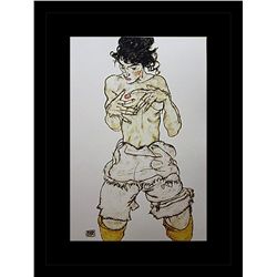 Egon Schiele Erotic Sketch Lithograph