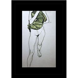 Egon Schiele Erotic Sketch Lithograph