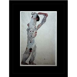 Egon Schiele Erotic Sketch Lithograph