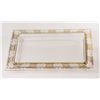 Image 1 : ITALIAN CRYSTAL TRAY W/ GOLD ARTWORK