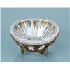 Image 1 : CRYSTAL BOWL IN BRASS BASE