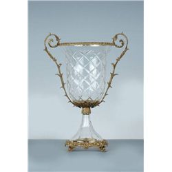 ITALIAN LEAD CRYSTAL VASE