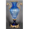 Image 1 : ITALIAN BLUE CRYSTAL VASE