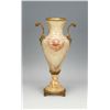 Image 1 : MARBLE AND BRASS VASE