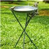 Image 1 : CURIOUS CAT & BIRD BIRDBATH