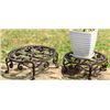 Image 1 : NESTED FLOWER PLANT STANDS - SET OF 2