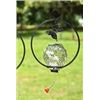 Image 1 : GREEN GLASS HUMMINGBIRD FEEDER