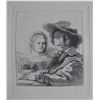 Image 1 : Rembrandt SELF PORTRAIT WITH SASKIA Etching