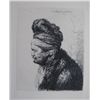 Image 1 : Rembrandt THE SECOND ORIENTAL HEAD Etching