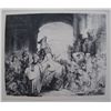 Image 1 : Rembrandt THE TRIUMPH OF MORDECHAI Etching