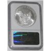 Image 2 : 2008 CERTIFIED 1oz SILVER EAGLE *CERTIFIED BY NGC GEM UNCIRCULATED*!! SILVER EAGLE CAME OUT OF SAFE!
