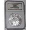 Image 1 : 2002 CERTIFIED 1oz SILVER EAGLE *CERTIFIED BY NGC MS-69*!! SILVER EAGLE CAME OUT OF SAFE!!