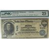 Image 1 : 1902 FR 705 $100.00 NATIONAL CHICKASHA , OKLAHOMA PMG VF 25 MINOR SPLITS