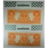 Image 4 : RARE! 2-1906 FR 1183 GOLD CERTS. 20.00 CONSECUTIVE SERIAL NUMBERS! PCGS GEM NEW