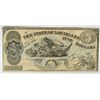 1862 $5 STATE OF LOUISIANA NOTE
