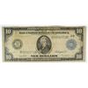 1914 $10 FEDERAL RESERVE NOTE VG