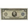1914 $20 FEDERAL RESERVE NOTE VG