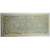 Image 3 : 1864 $20 CONFEDERATE STATES OF AMERICA NOTE PMG 50