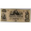 Image 1 : 18-- $50 CANAL BANK NOTE