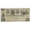 Image 1 : 1839 $10 REAL ESTATE BANKING CO.