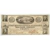 Image 1 : 1838 $20 MISSISSIPPI & ALABAMA NOTE