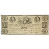 Image 1 : 1837 $50 MISSISSIPPI & ALABAMA RAILROAD COMPANY