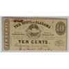 Image 1 : 1863 TEN CENT STATE OF ALABAMA NOTE