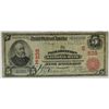 Image 1 : 1902 $5 RED SEAL NATIONAL PHILADELPHIA, PA #539 FINE