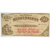 Image 1 : 1864 FIFTY CENT STATE OF MISSISSIPPI NOTE