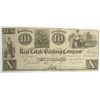 Image 1 : 1839 $10 REAL ESTATE BANKING CO