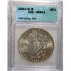 Image 1 : 1882 O/S MORGAN DOLLAR ICG MS 61
