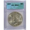 1935 PEACE DOLLAR ICG MS 64 NICE COIN!
