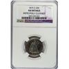 1875 S TWENTY CENT NGC AU