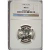 Image 1 : 1946 S WASHINGTON QUARTER NGC MS 65