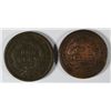 Image 2 : 1843 LARGE CENT GOOD & 1844 GOOD
