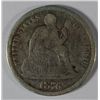 Image 1 : 1876-CC SEATED DIME, VG