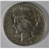 Image 1 : 1921 PEACE SILVER DOLLAR, AU NICE COIN