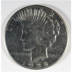 1928 PEACE DOLLAR, AU