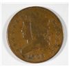 Image 1 : 1828 HALF CENT VF+