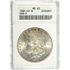 Image 1 : 1884-CC MORGAN DOLLAR ANACS MS62