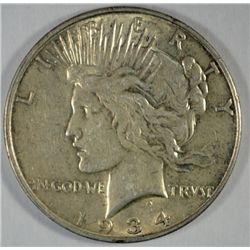 1934 D PEACE DOLLAR AU