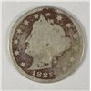 Image 1 : 1885 LIBERTY NICKEL GOOD, SURFACES LITTLE ROUGH