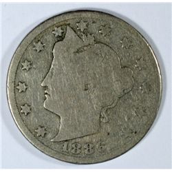 1886 Liberty Nickel Good