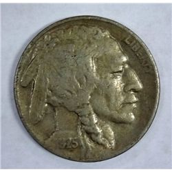 1925 S BUFFALO NICKEL XF SOFT-STRUCK REV