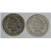 Image 2 : 1875 AND 1876 SEATED DIMES, BOTH GOOD
