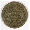 Image 2 : 1846 LARGE CENT, F/VF
