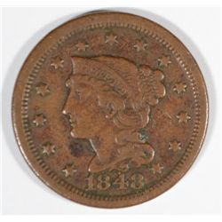 1948 LARGE CENT, F/VF